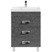 Тумба с раковиной Vod-ok Орландо 60 серый камень