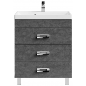 Тумба с раковиной Vod-ok Орландо 70 серый камень