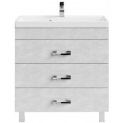 Тумба с раковиной Vod-ok Орландо 80 белый камень 57805