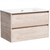 Тумба с раковиной Sancos Libra LB80EG/CN7005 80 дуб галифакс натуральный