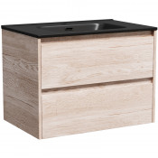 Тумба с раковиной Sancos Libra LB70EG/CN7007MB 70 дуб галифакс натуральный