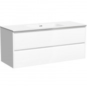 Тумба с раковиной Sancos Libra LB120-1W/CN7006 120 белый глянец