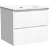 Тумба с раковиной Sancos Libra LB60W/CN7001 60 белый глянец