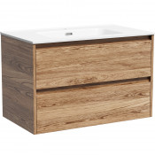 Тумба с раковиной Sancos Libra LB80ECH/CN7005 80 дуб чарльстон