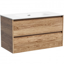 Тумба с раковиной Sancos Libra LB90ECH/CN7002 90 дуб чарльстон