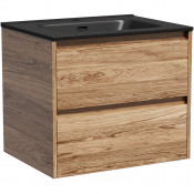 Тумба с раковиной Sancos Libra LB60ECH/CN7001MB 60 дуб чарльстон