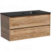 Тумба с раковиной Sancos Libra LB100ECH/CN7003MB 100 дуб чарльстон