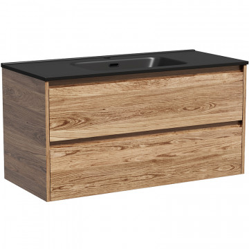 Тумба с раковиной Sancos Libra LB100ECH/CN7003MB 100 дуб чарльстон