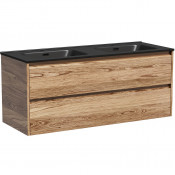 Тумба с раковиной Sancos Libra LB120-2ECH/CN7004MB 120 дуб чарльстон