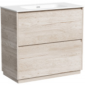 Тумба с раковиной Sancos Libra Floor LB90FEG/CN7002 90 дуб галифакс натуральный