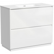 Тумба под раковину Sancos Libra Floor LB100FW 100 белый глянец