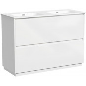 Тумба под раковину Sancos Libra Floor LB120F-2W 120 белый глянец