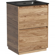 Тумба с раковиной Sancos Libra Floor LB60FECH/CN7001MB 60 дуб чарльстон