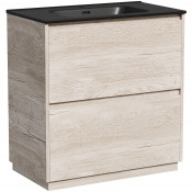 Тумба с раковиной Sancos Libra Floor LB80FEG/CN7005MB 80 дуб галифакс натуральный