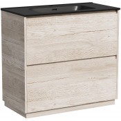 Тумба с раковиной Sancos Libra Floor LB90FEG/CN7002MB 90 дуб галифакс натуральный