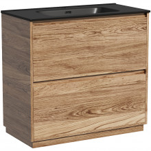 Тумба с раковиной Sancos Libra Floor LB90FECH/CN7002MB 90 дуб чарльстон