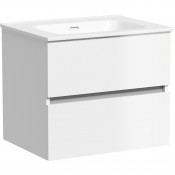 Тумба с раковиной Sancos Urban UR60W/CN7001 60 белый глянец