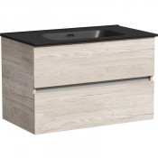 Тумба с раковиной Sancos Urban UR80EG/CN7005MB 80 дуб галифакс