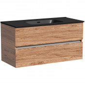 Тумба с раковиной Sancos Urban UR100ECH/CN7003MB 100 дуб чарльстон