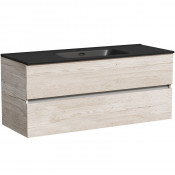 Тумба с раковиной Sancos Urban UR120-1EG/CN7006MB 120 дуб галифакс