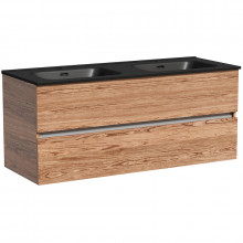 Тумба с раковиной Sancos Urban UR120-2ECH/CN7004MB 120 дуб чарльстон