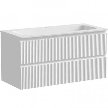 Тумба с раковиной Sancos Snob R SNR100W/CN7013 100 bianco