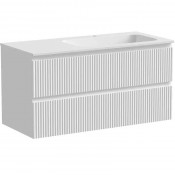 Тумба с раковиной Sancos Snob R SNR100RW/CN7015 100 bianco