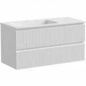 Тумба с раковиной Sancos Snob R SNR100LW/CN7014 100 bianco