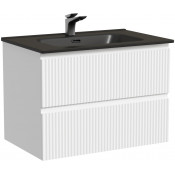 Тумба с раковиной Sancos Snob R SNR70W/CN7007MB 70 bianco