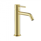 Смеситель для раковины Sancos Etna SC9003BG брашированное золото