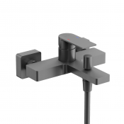 Смеситель для ванны с душем Sancos Studio SC9018GG вороненая сталь