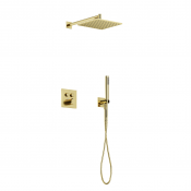 Душевой комплект с термостатом Sancos Linn SC9022BG брашированное золото