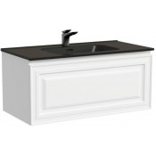 Тумба с раковиной Sancos Very VR90W/CN7002MB 90 bianco