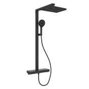 Душевая стойка с термостатом Sancos Vos SC6100MB черный матовый