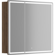 Зеркальный шкаф Sancos Mirror MI90ECH 90 с LED подсветкой дуб чарльстон