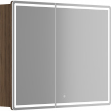 Зеркальный шкаф Sancos Mirror MI100ECH 100 с LED подсветкой дуб чарльстон