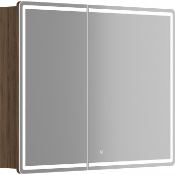 Зеркальный шкаф Sancos Mirror MI100ECH 100 с LED подсветкой дуб чарльстон