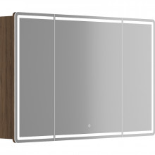 Зеркальный шкаф Sancos Mirror MI120ECH 120 с LED подсветкой дуб чарльстон