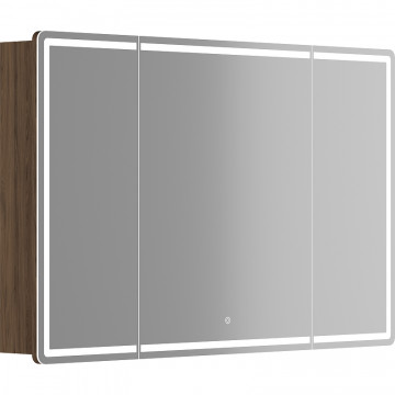 Зеркальный шкаф Sancos Mirror MI120ECH 120 с LED подсветкой дуб чарльстон