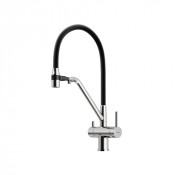Смеситель для кухни Sancos Dora SC4003BN брашированный никель/черный