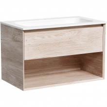 Тумба с раковиной Sancos Marmi 1.0 MR1.080EG/CN7012 80 дуб галифакс натуральный