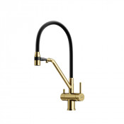 Смеситель для кухни Sancos Dora SC4003BG брашированное золото/черный