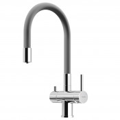 Смеситель для кухни Sancos Lucia SC4004CH хром/серый