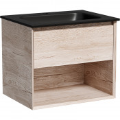Тумба с раковиной Sancos Marmi 1.0 MR1.060EG/CN7011MB 60 дуб галифакс натуральный