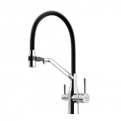 Смеситель для кухни Sancos Orta SC4008CH хром/черный