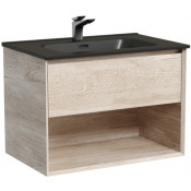 Тумба с раковиной Sancos Marmi 1.0 MR1.070EG/CN7007MB 70 дуб галифакс натуральный