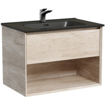 Тумба с раковиной Sancos Marmi 1.0 MR1.070EG/CN7007MB 70 дуб галифакс натуральный
