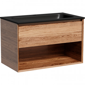 Тумба с раковиной Sancos Marmi 1.0 MR1.080ECH/CN7012MB 80 дуб чарльстон