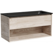 Тумба с раковиной Sancos Marmi 1.0 MR1.0100EG/CN7013MB 100 дуб галифакс натуральный