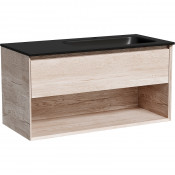 Тумба с раковиной Sancos Marmi 1.0 MR1.0100REG/CN7015MB 100 дуб галифакс натуральный